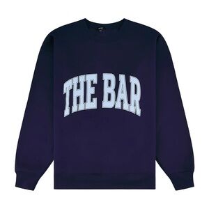 The Bar Navy Blue Sweater